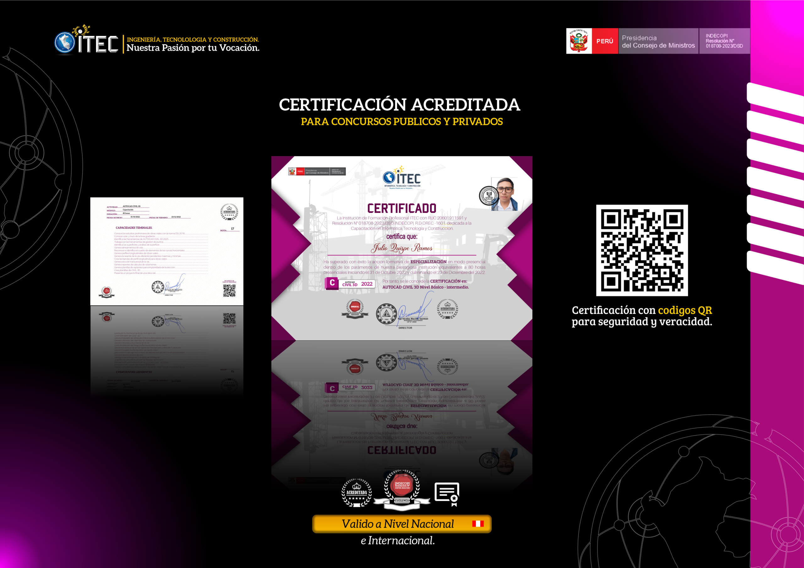 Certificación del curso Civil 3D: Ingeniería y Construcción